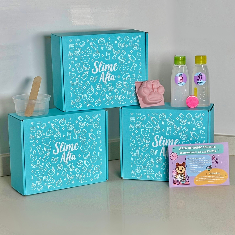 KIT PARA HACER SQUISHYS! Slime afta 1