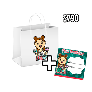 bolsa de regalo + sticker.