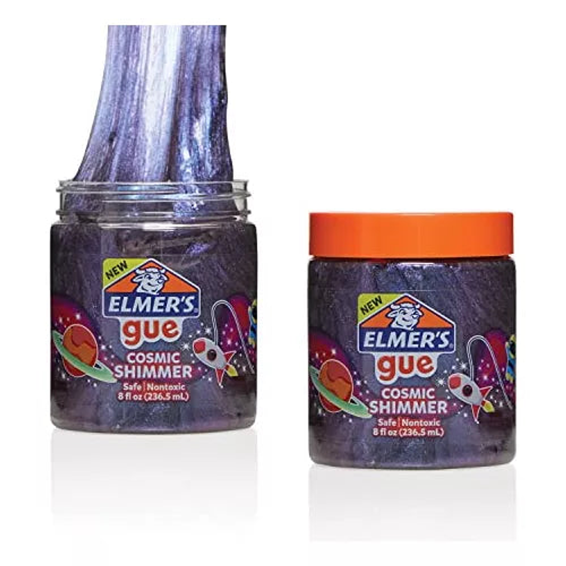 Elmer’s slime brillo cósmico Gue 1