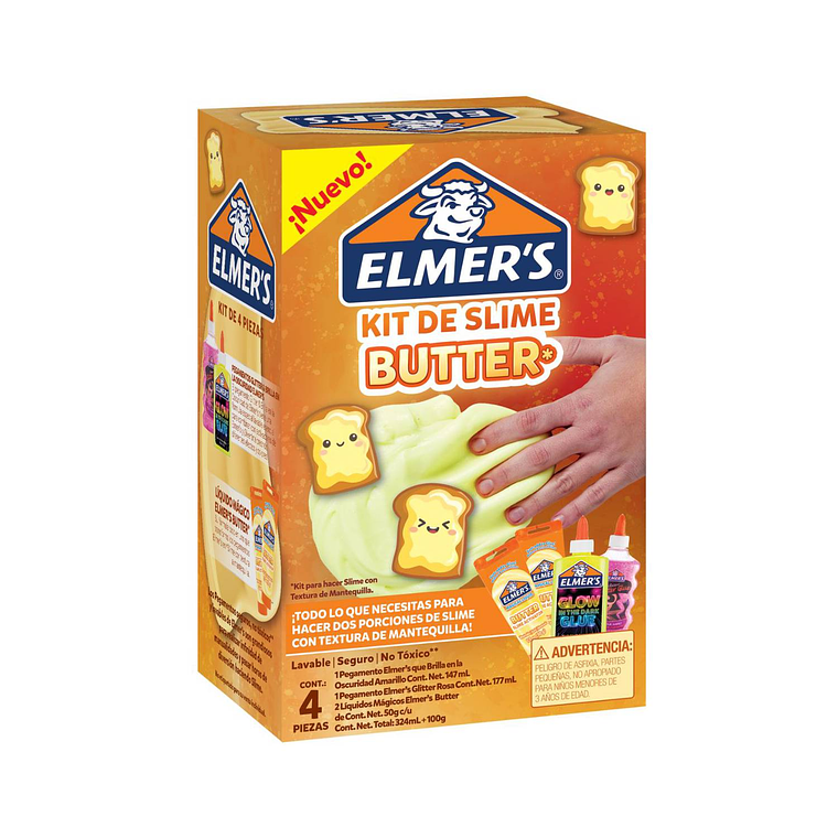 Kit Slime Butter Elmer´s 4 Piezas 1