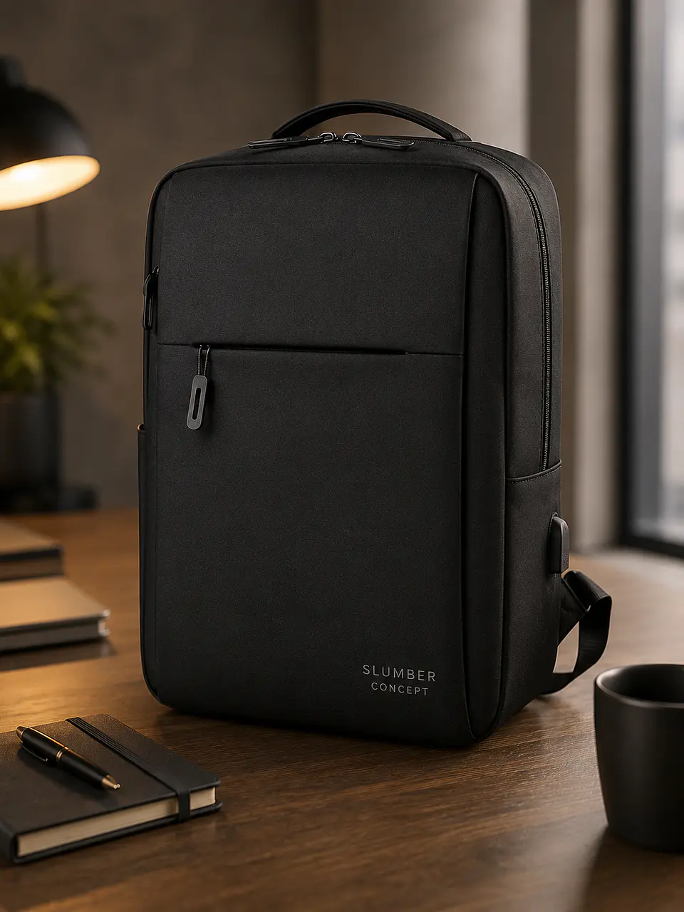 Connect Pro Backpack | Mochila Executiva Impermeável com Porta USB 1
