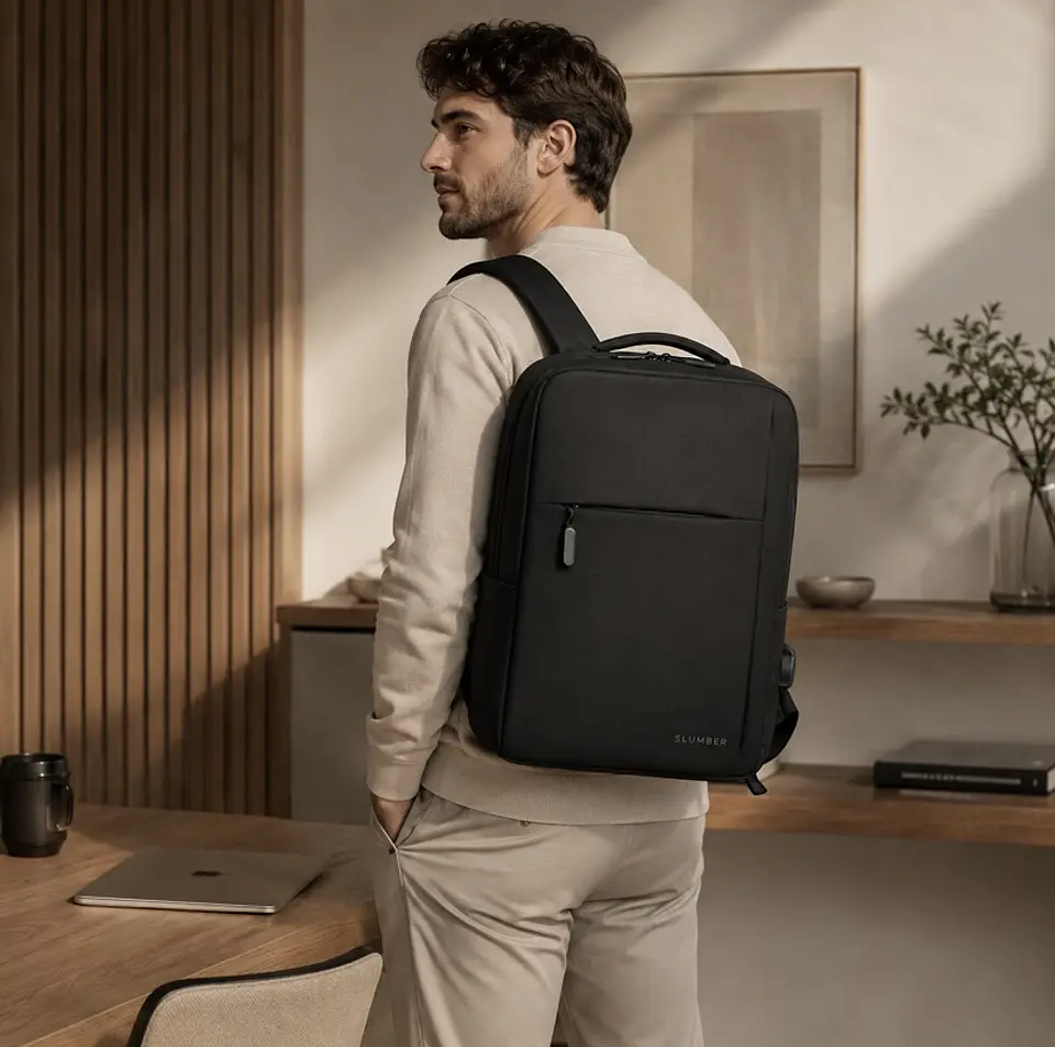 Connect Pro Backpack | Mochila Executiva Impermeável com Porta USB 2