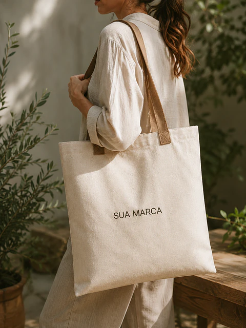 Eco Bag One™ | Ecobag Premium Personalizada em Algodão Cru