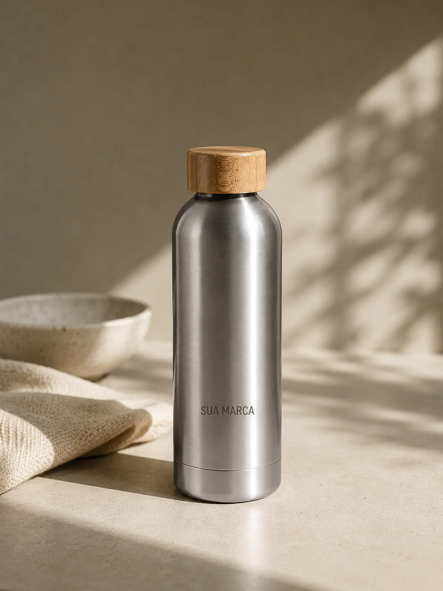 Bamboo Hydrate Bottle | Garrafa de Alumínio 550 ml Personalizada 1