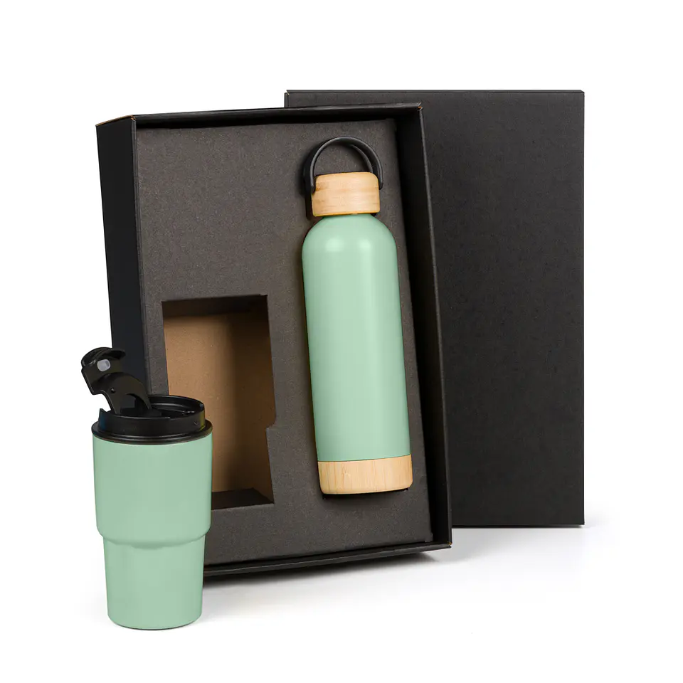 Kit Aura Duo | Garrafa Térmica + Copo Térmico 5