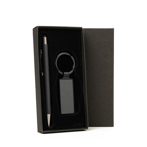 Kit Duo Executive | Caneta + Chaveiro em Metal