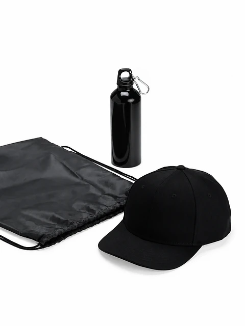 Move Active Kit | Mochila Sacola, Garrafa e Boné