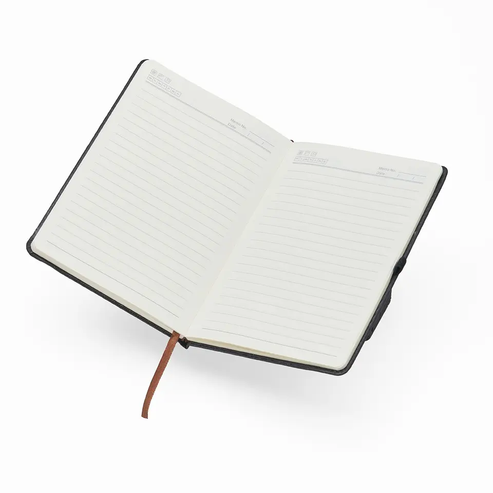 Moleskine Caderneta Emborrachada A5 com Suporte para Caneta 4