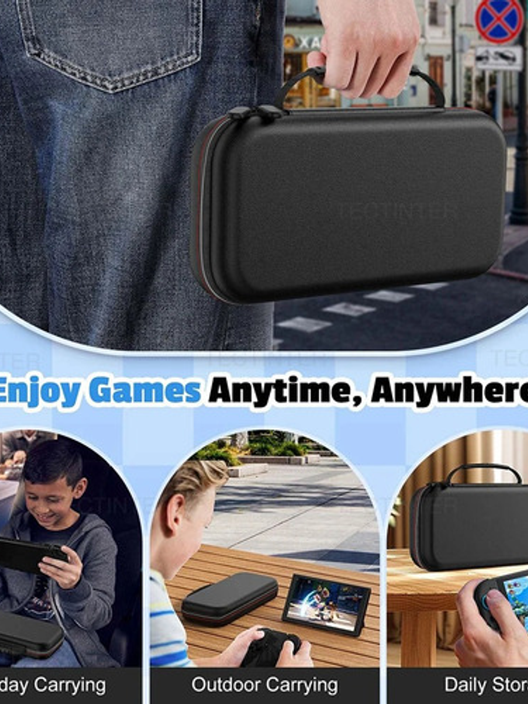 Estuche Protector Eva Para Nintendo Switch 2 Con Ranuras 8