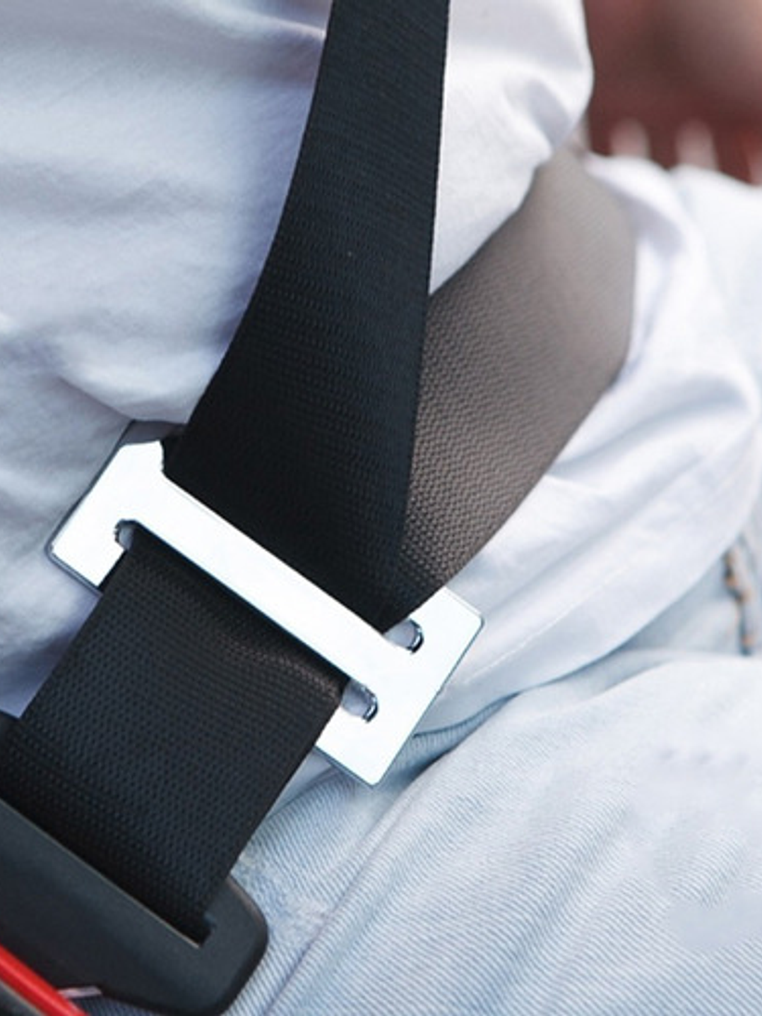 2 Clip Bloqueo Tipo H Para Cinturón Seguridad Silla Auto 5