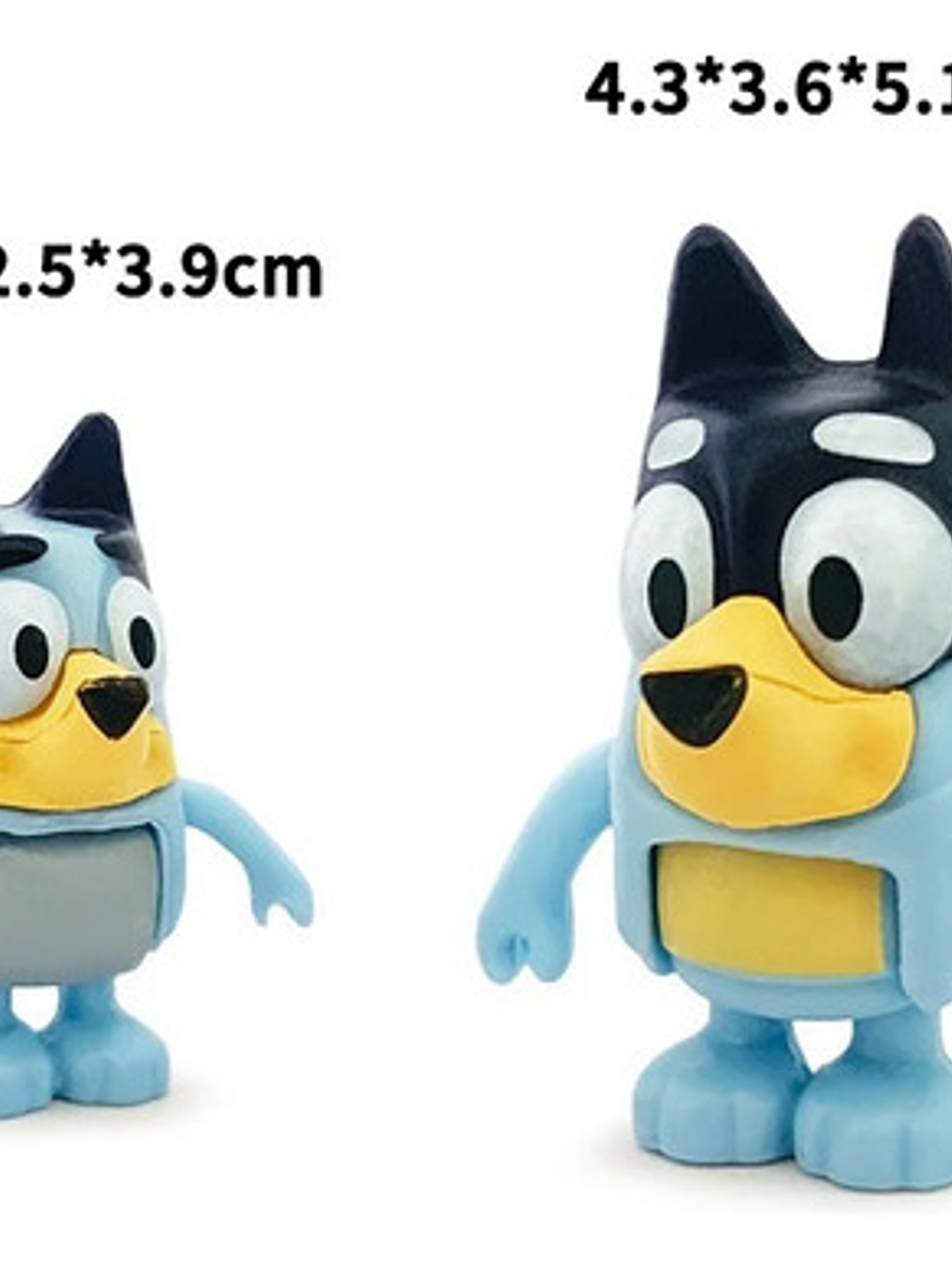 Figuras De Acción Bluey Y Bingo - Pack De 8 Unidades Amigos 6