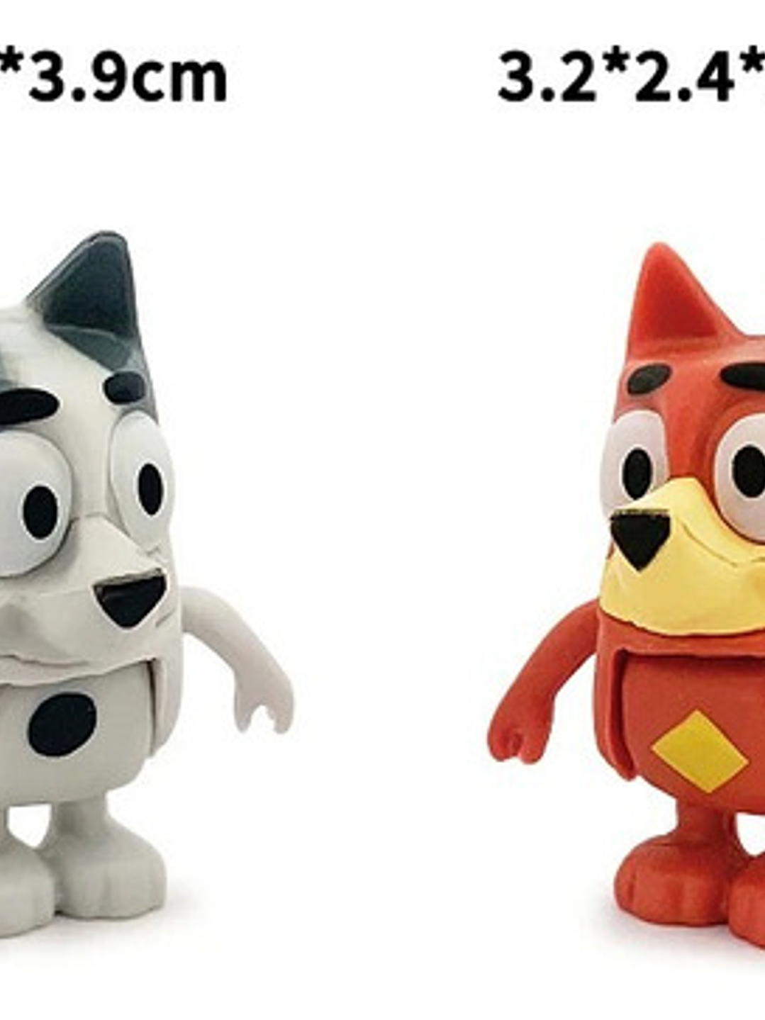 Figuras De Acción Bluey Y Bingo - Pack De 8 Unidades Amigos 8