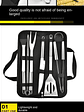 Kit De Herramientas Utensilios Para Asados 9 Piezas Parrilla - Miniatura 3