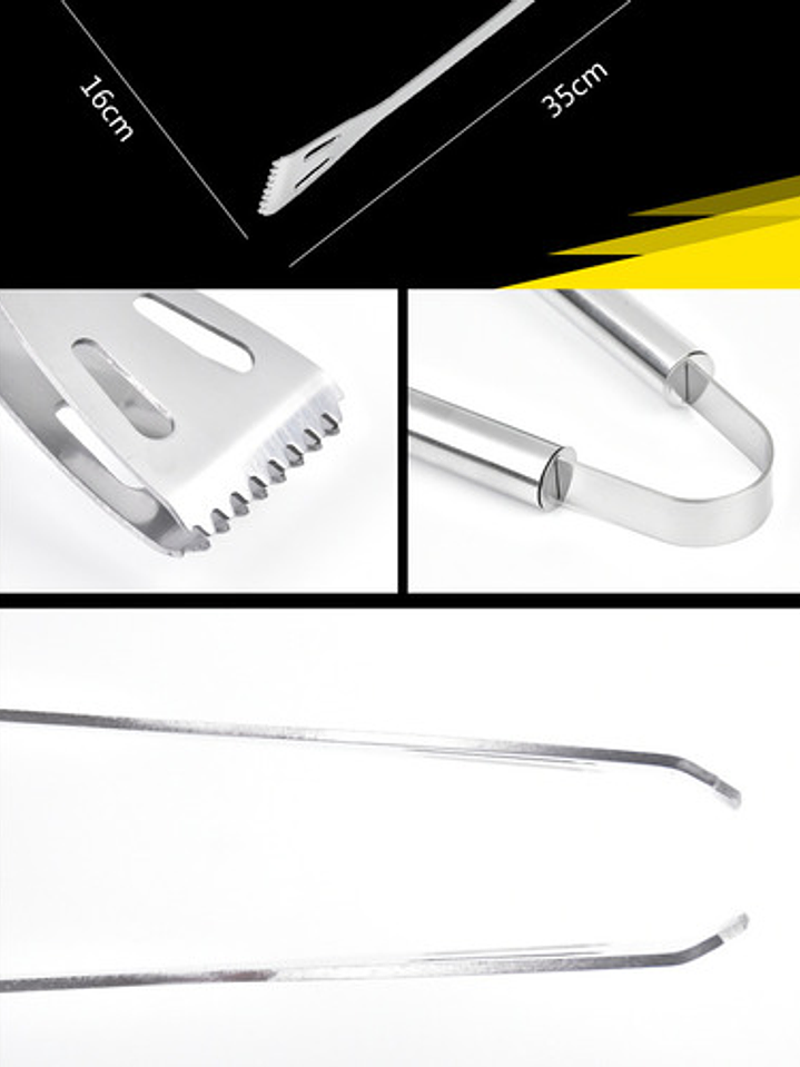 Kit De Herramientas Utensilios Para Asados 9 Piezas Parrilla 12