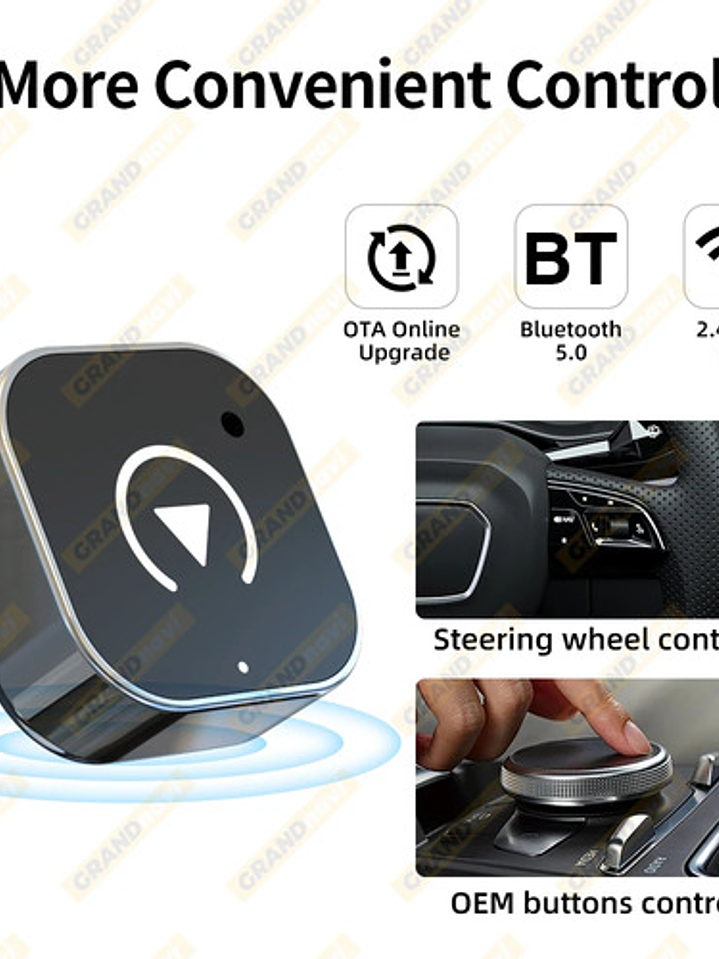 Adaptador Inalámbrico Car Play - Android Auto (sin Cable) 4