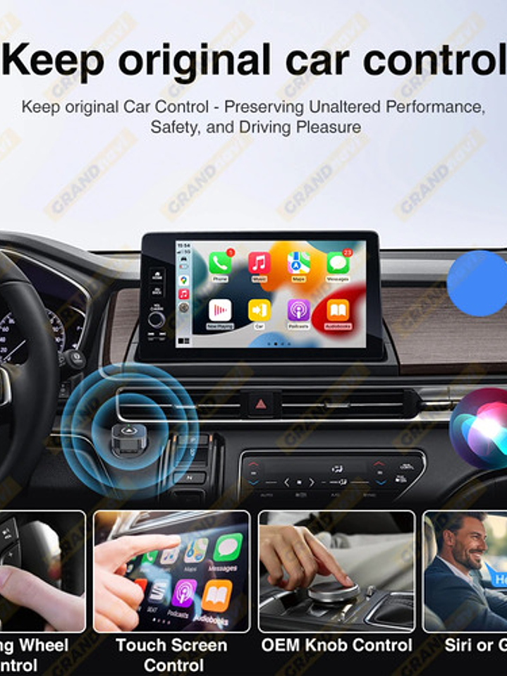 Adaptador Inalámbrico Car Play - Android Auto (sin Cable) 6