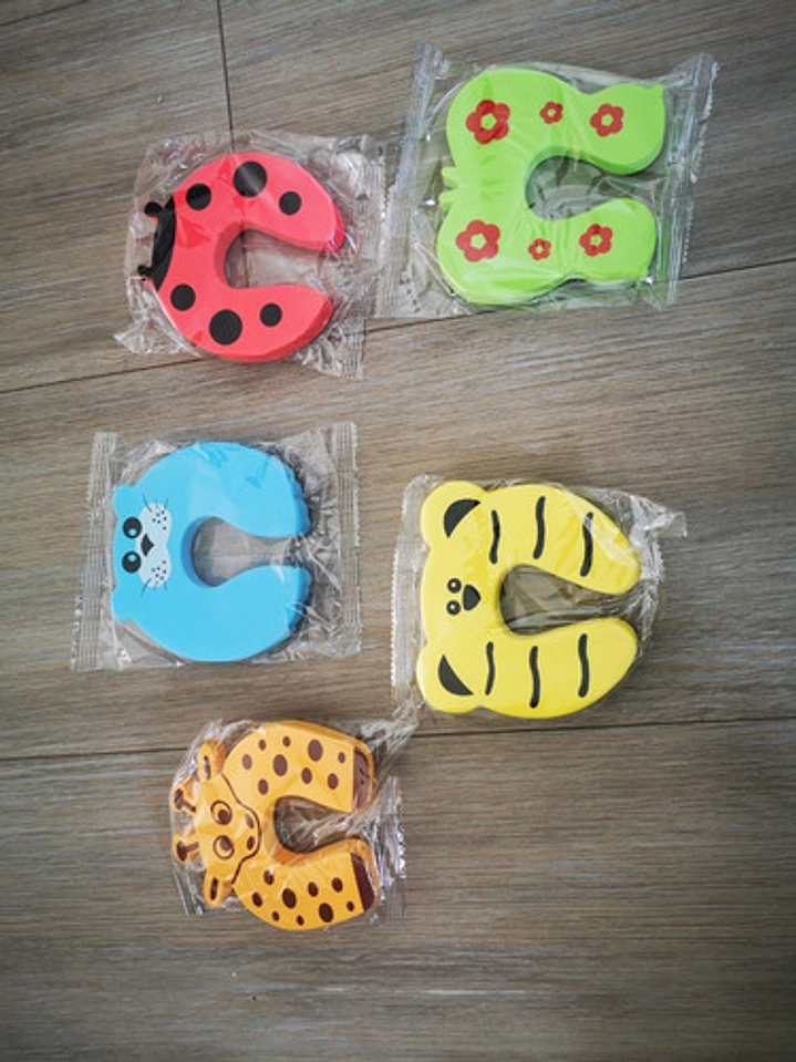 5 Topes Goma Eva Para Puertas Cierre Seguridad Bebés Niños 3