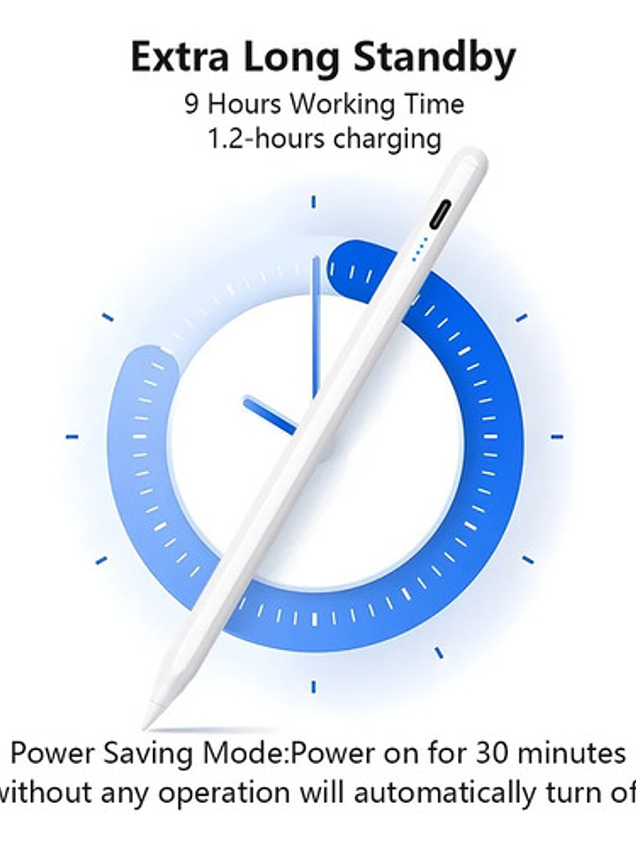 Lápiz Táctil Para Apple 2018 A 2022 Rosado Active Stylus Pen 9