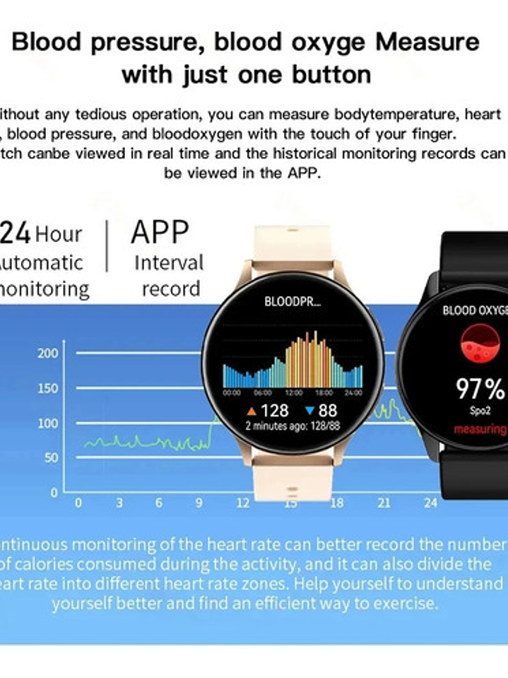 Smartwatch Marca Lige Con Carga Inalámbrica 3
