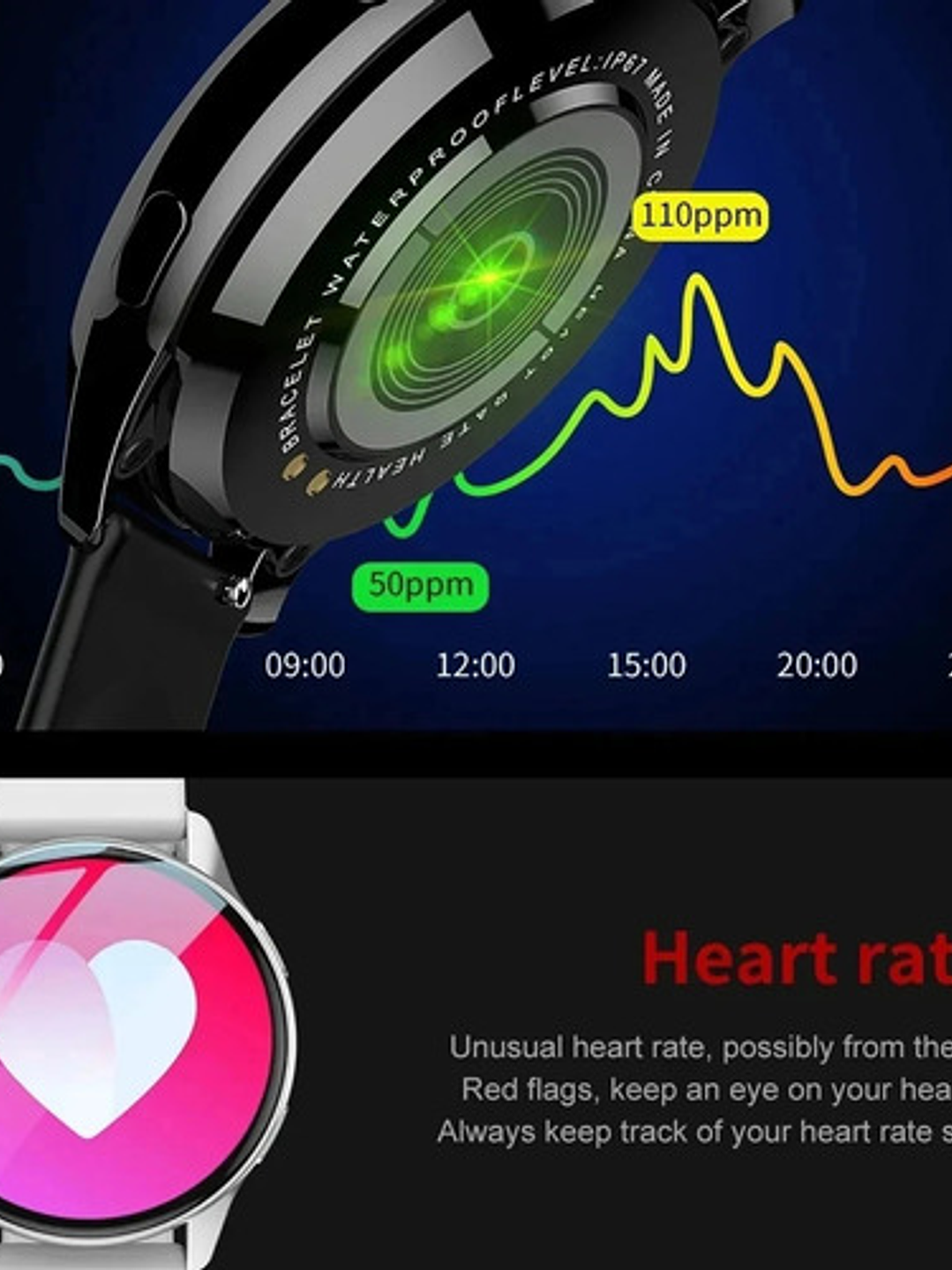 Smartwatch Marca Lige Con Carga Inalámbrica 5