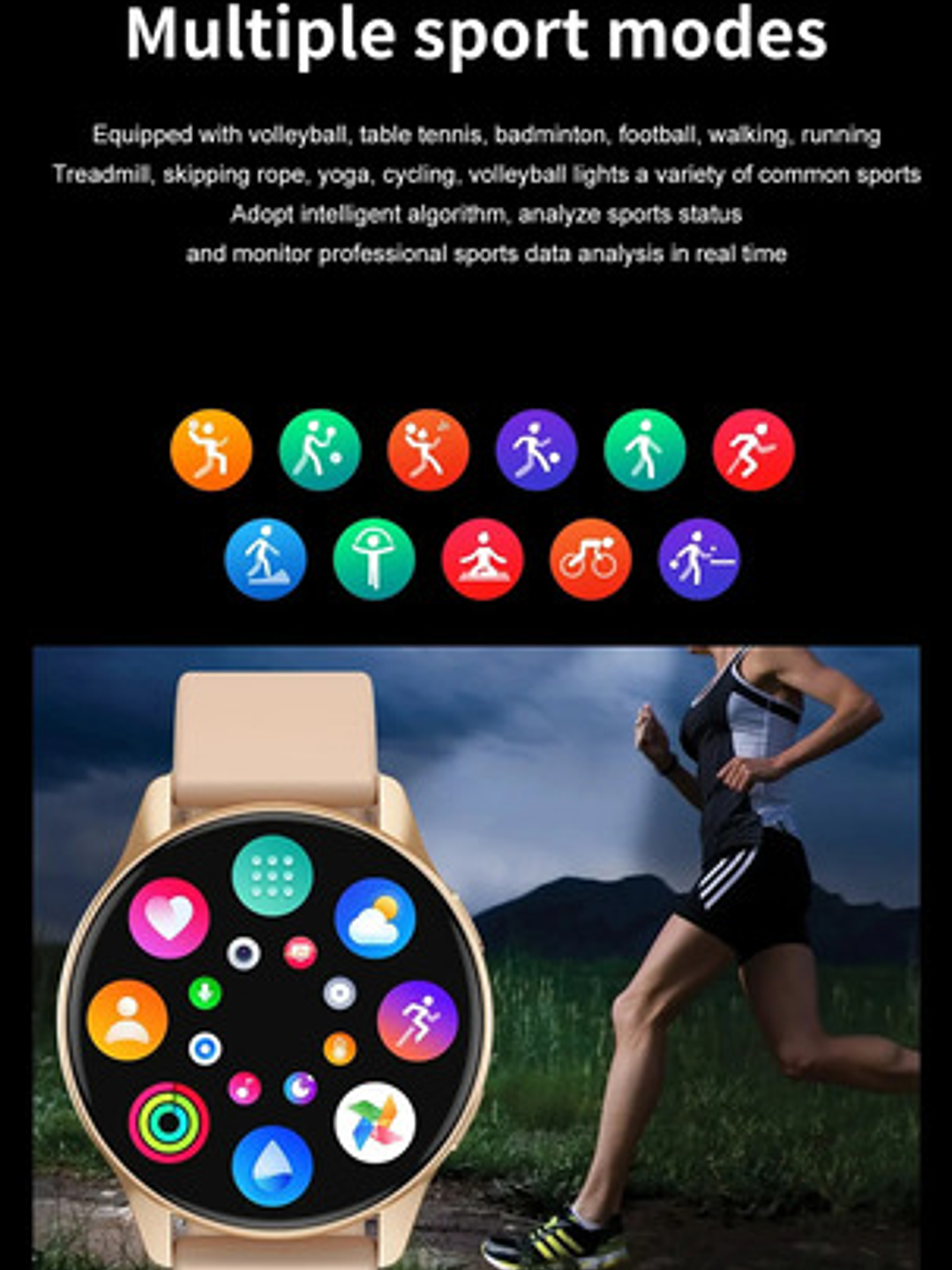 Smartwatch Marca Lige Con Carga Inalámbrica 11