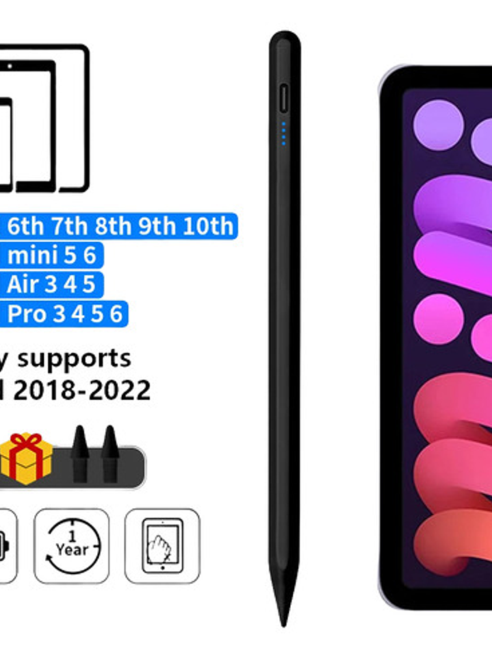Lápiz Táctil Para Apple 2018 A 2022 Active Stylus Pen 1