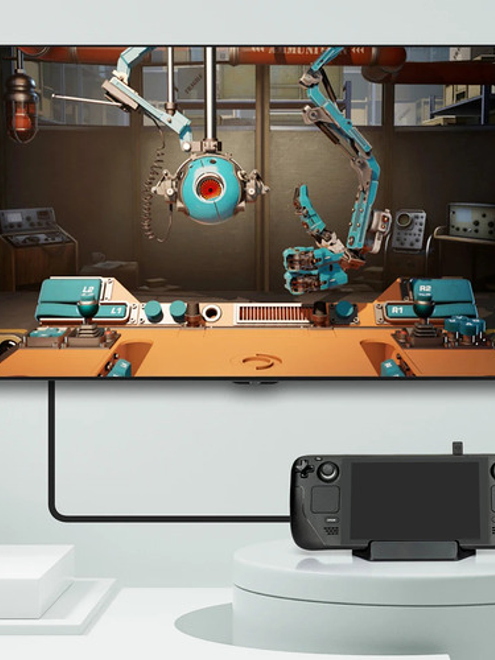 Dock Steam Deck 4k 60hz Base Tv Usb C Rj45 Ethernet 3