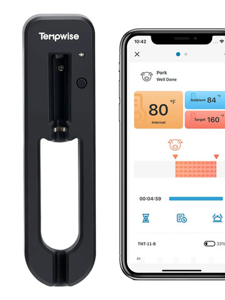 Termómetro Bluetooth Para Asados, Carne, Cocina 1