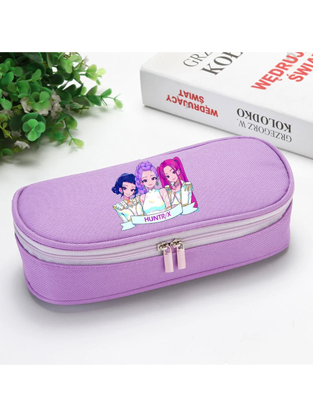 Estuche De Lápices Escolar Colegio K-pop Demon Hunters 5