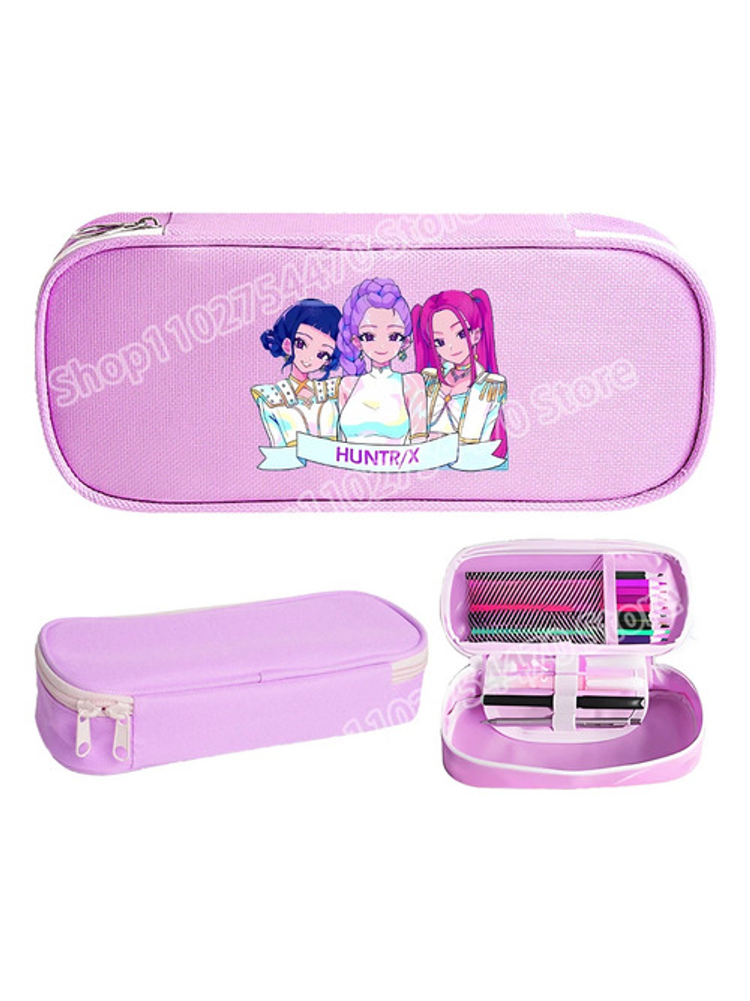 Estuche De Lápices Escolar Colegio K-pop Demon Hunters 6