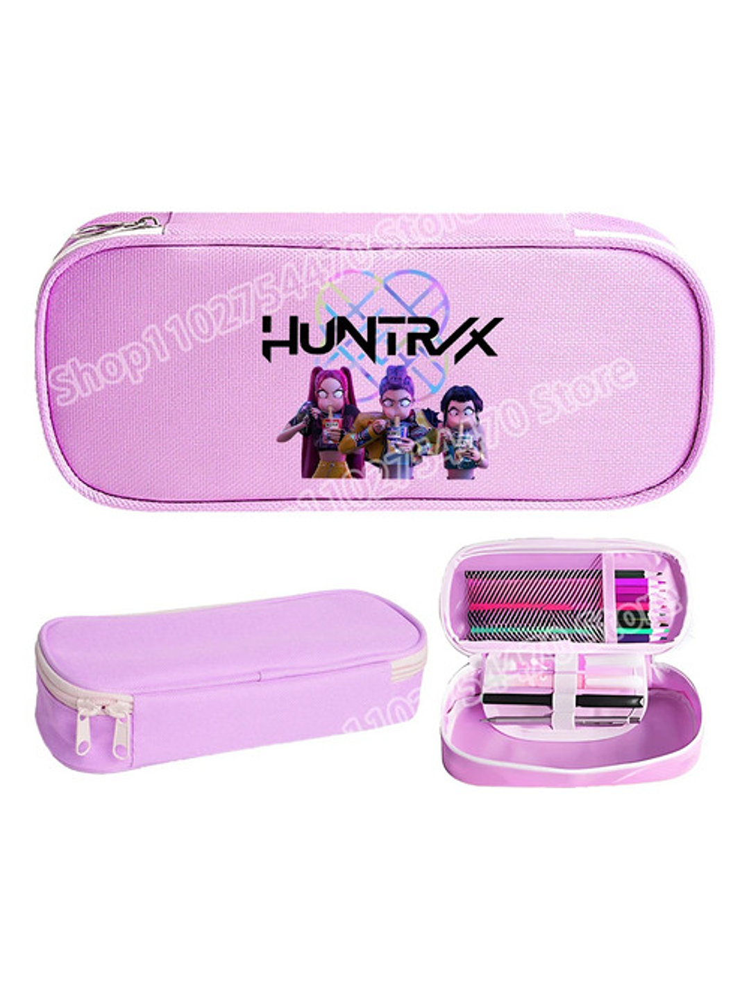 Estuche De Lápices Escolar Colegio K-pop Demon Hunters 13