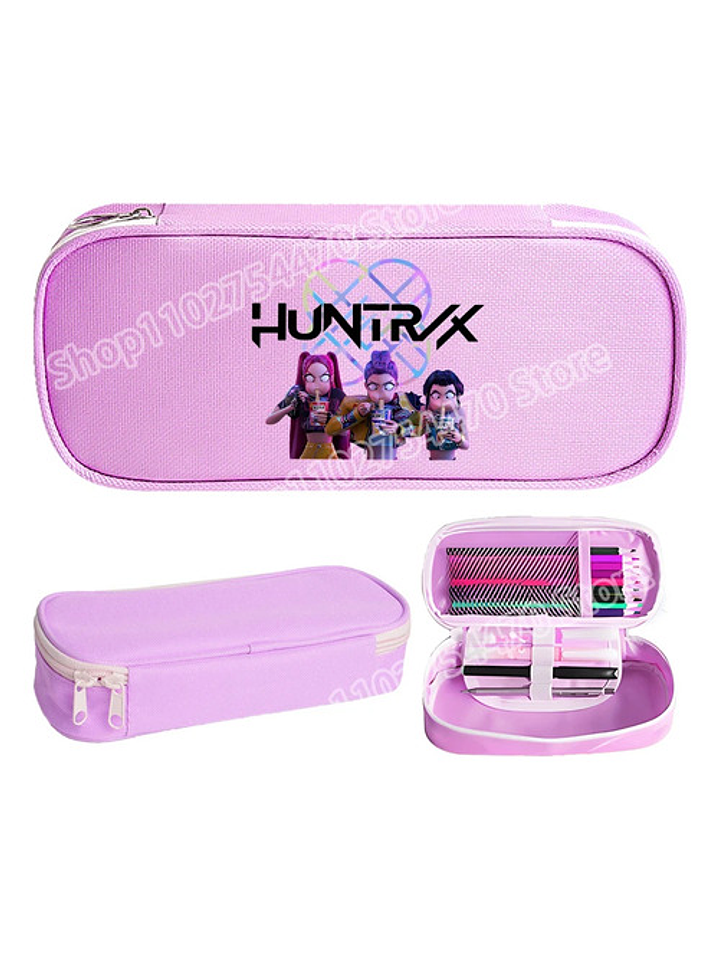 Estuche De Lápices Escolar Colegio K-pop Demon Hunters 13