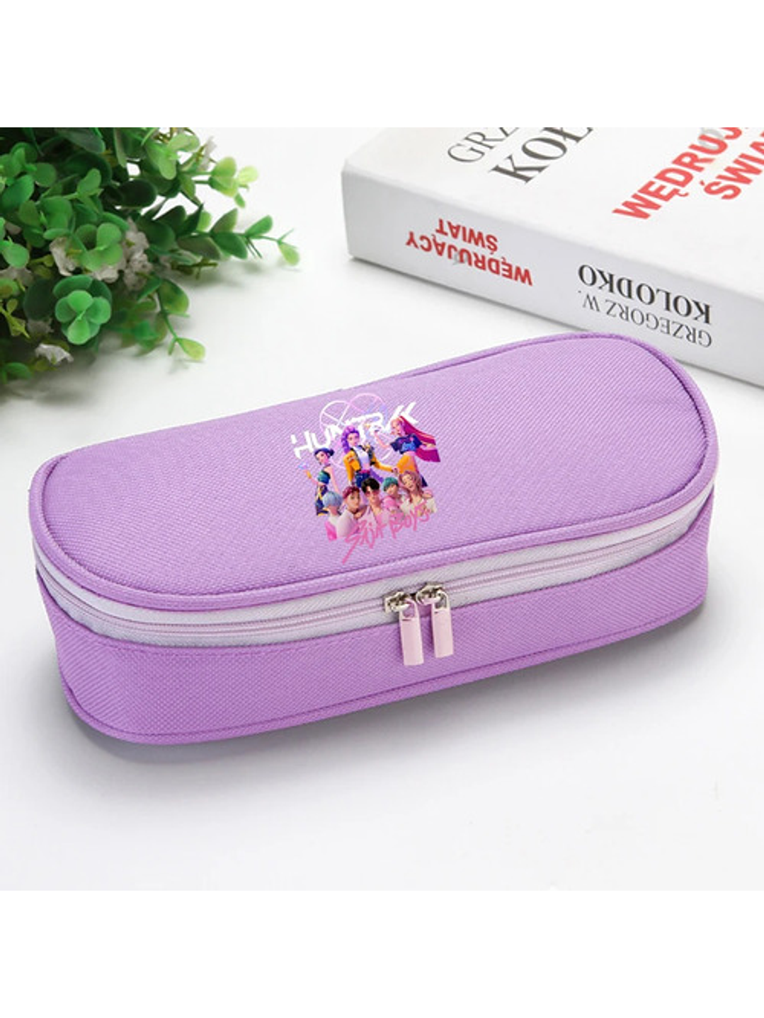 Estuche De Lápices Escolar Colegio K-pop Demon Hunters 24