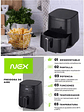 Freidora De Aire Digital Nex Temp Ajustable 5.5lt 1500w - Miniatura 5