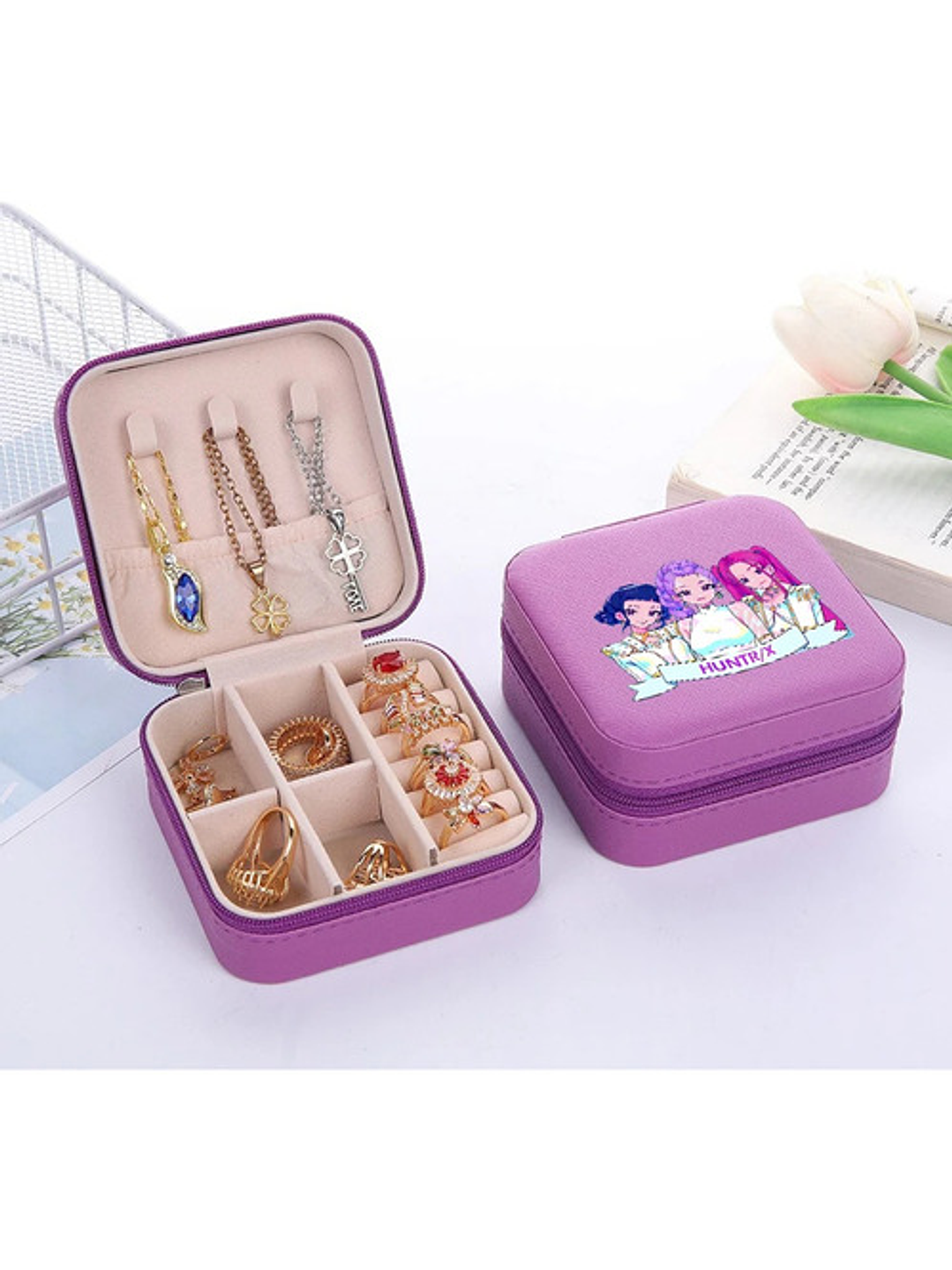 K-pop Demon Hunters Caja Organizador De Joyería Portátil 2