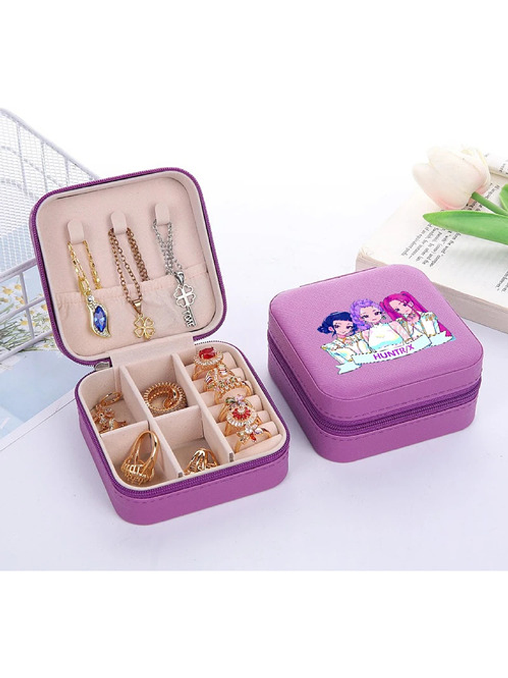 K-pop Demon Hunters Caja Organizador De Joyería Portátil 2