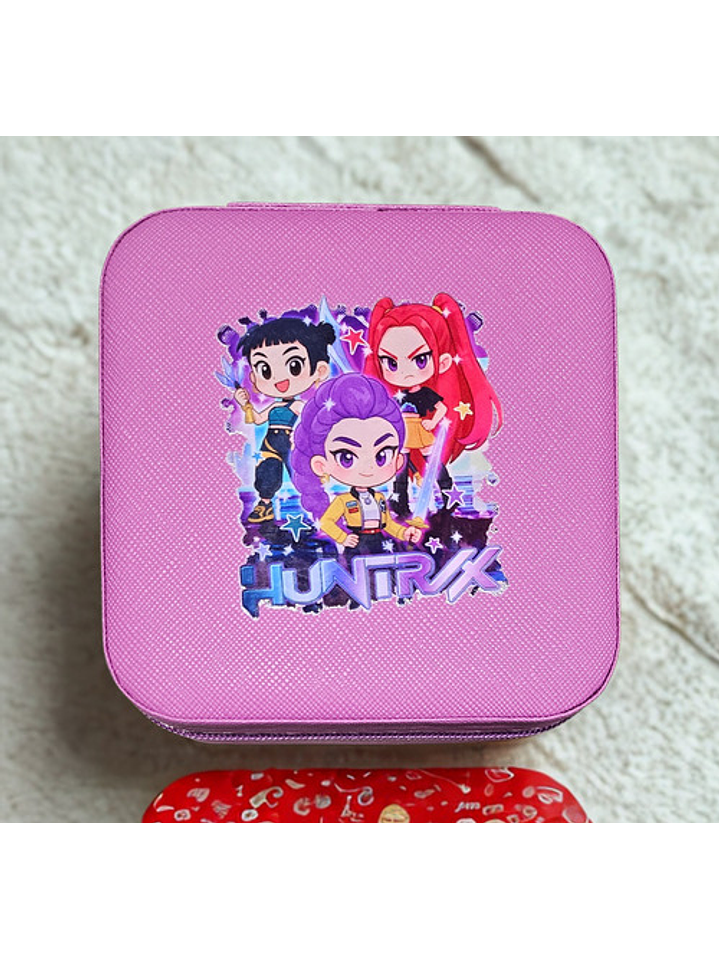 K-pop Demon Hunters Caja Organizador De Joyería Portátil 8