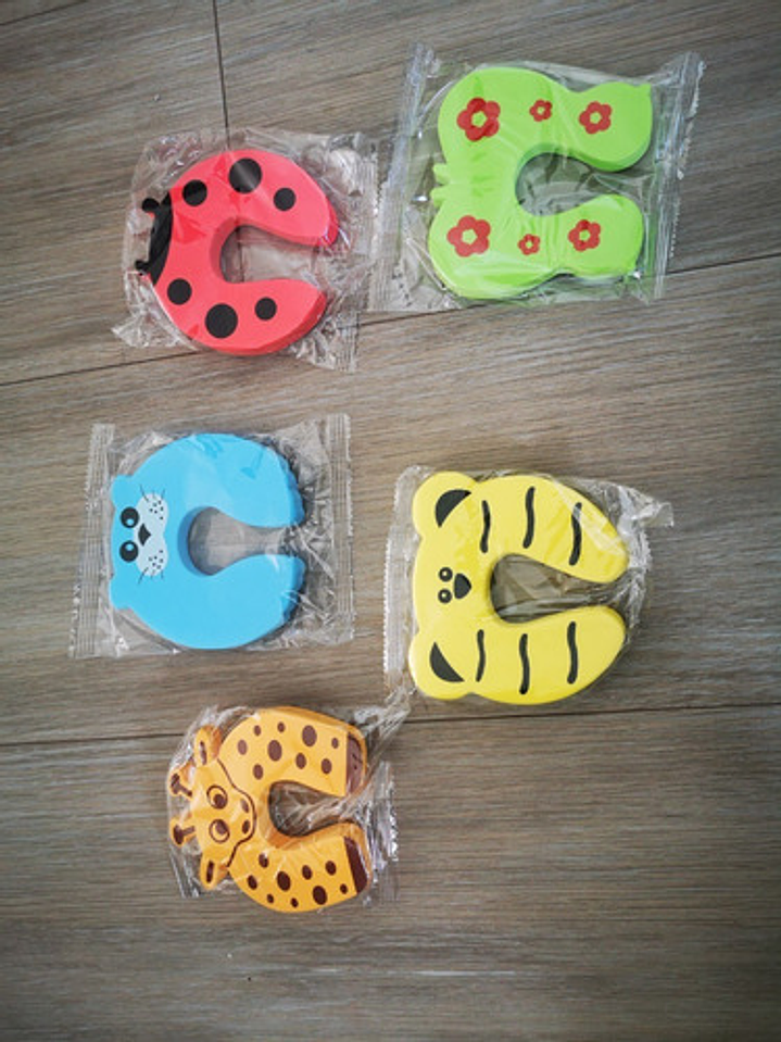 5 Topes Goma Eva Para Puertas Cierre Seguridad Bebés Niños 3