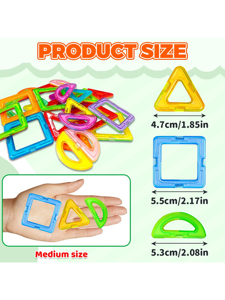 Juego De Bloques Magnéticos De Construcción Para Niños 2