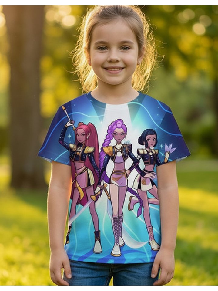 Poleras De Guerreras Del Kpop Demon Hunters 7