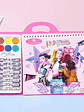 Libro Para Colorear Guerreras Kpop Huntrix Rumi Mira Zoey - Miniatura 1