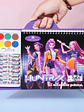 Libro Para Colorear Guerreras Kpop Huntrix Rumi Mira Zoey - Miniatura 10