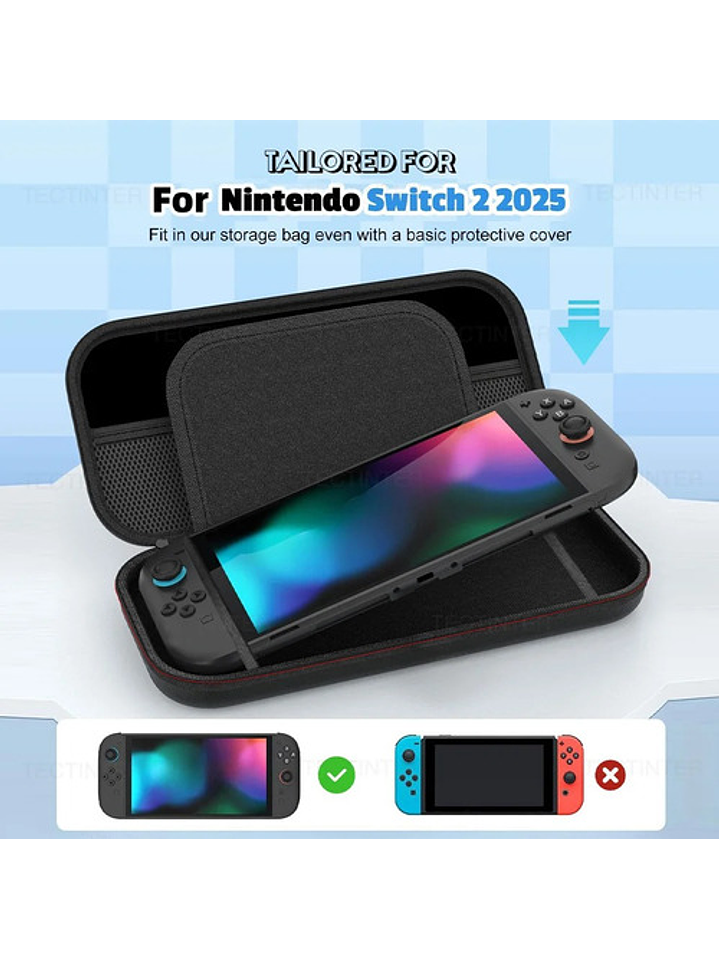 Estuche Protector Eva Para Nintendo Switch 2 Con Ranuras 2
