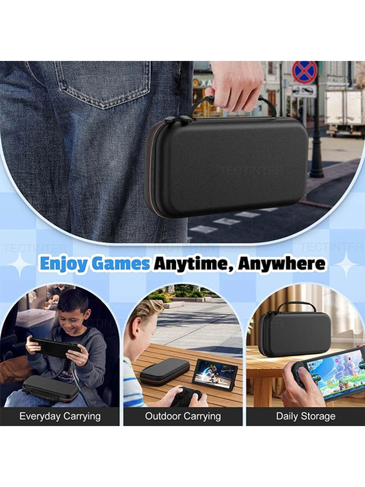 Estuche Protector Eva Para Nintendo Switch 2 Con Ranuras 8