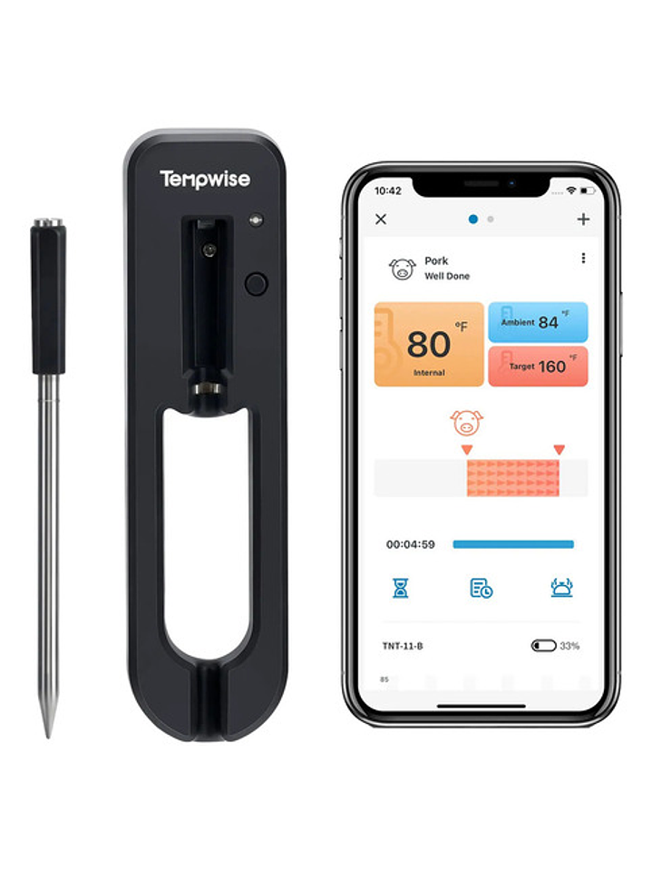 Termómetro Bluetooth Inalámbrico Asado Horno Cocina Carne 1