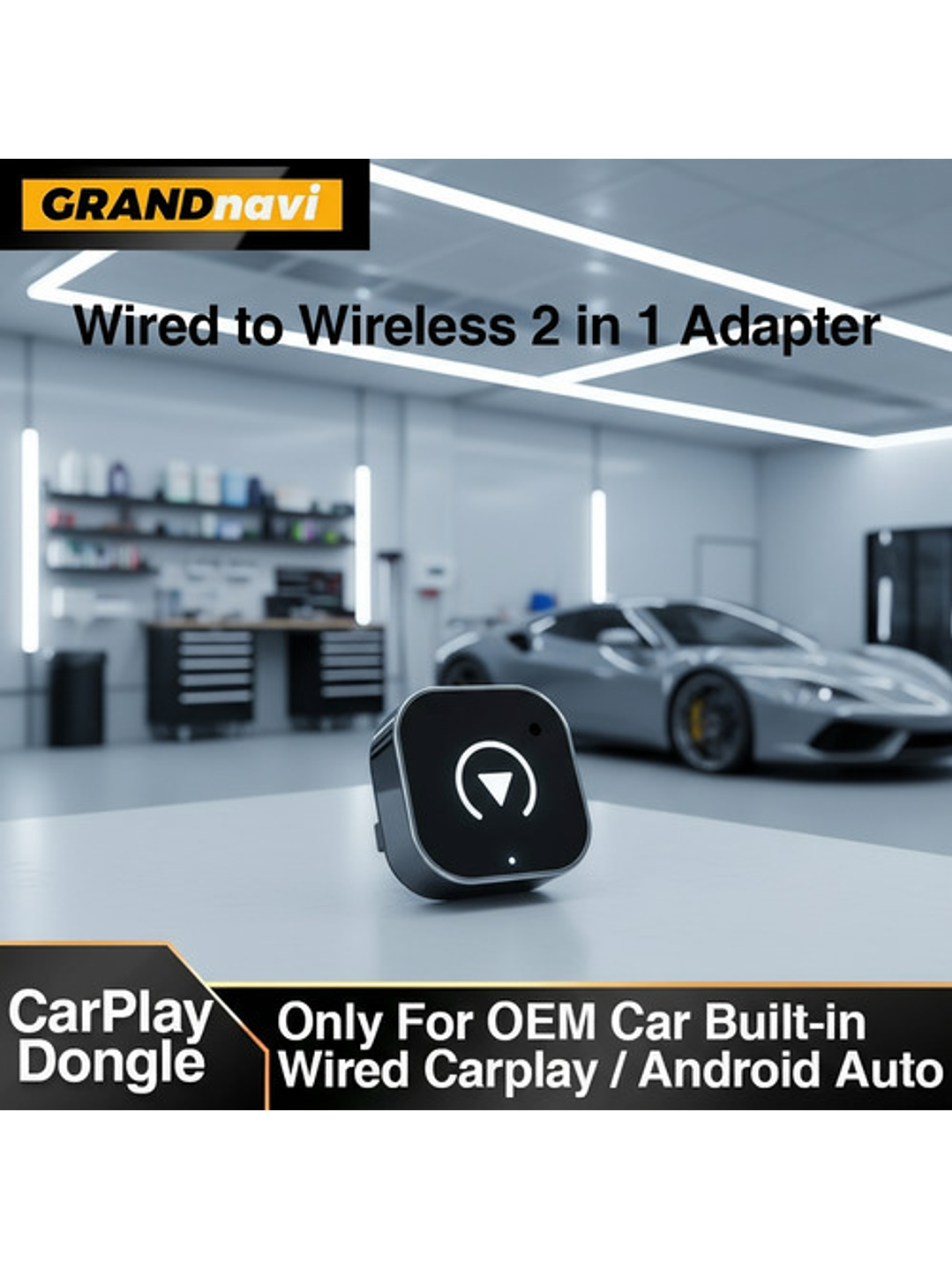 Adaptador Inalámbrico Car Play - Android Auto (sin Cable) 1