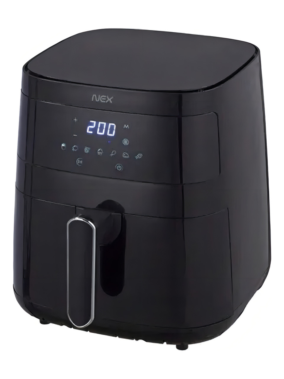 Freidora De Aire Digital Led Temp Ajustable 5.5lt 1500w Nex Negro 1