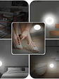 Luz Nocturna Led Recargable Sensor De Movimiento Magnético Blanco 3 Piezas Luz Blanca - Miniatura 6