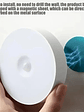 Luz Nocturna Led Recargable Sensor De Movimiento Magnético Blanco 3 Piezas Luz Blanca - Miniatura 7