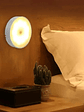 Luz Nocturna Led Recargable Sensor De Movimiento Magnético Blanco 3 Piezas Luz Blanca - Miniatura 9